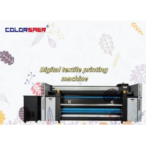 China Wide Format I3200 Digital Cotton  and Polyester Textile Printing Machine with Sublimation and Pigment ink wholesale