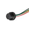 30V Current Voltage Circular Plastic Connectors With 1.5A Rated Current And PVC Material