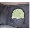 High quality single layer fiberglass shell hard cover canvas roof top tent with