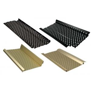 Stainless Steel or Aluminum Perforated Metal Leaf Guards Also Known As Gutter Covers