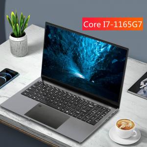 China 15.6 Inch Aluminum Core I7 Cpu 11gen Gaming Processor Laptop 8gb Ram Notebook MX450 2GB Video Card supplier