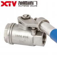 China Bsp Standard Spring Loaded Ball Valves with CE/ISO/API Approval and Manual Operation on sale