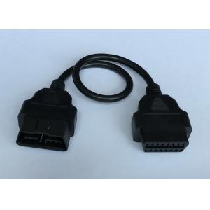 OBD2 OBDII 16 Pin J1962 Male 24V to Female Extension Round Cable