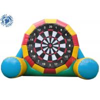 China Outdoor Inflatable Foot Dart Board Soccer Games Football Kick Shooting Dartboard on sale