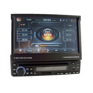 China 1 Din Car Bluetooth DVD GPS Player with Touch Screen Monitor, PIP, 2 video / audio Output supplier