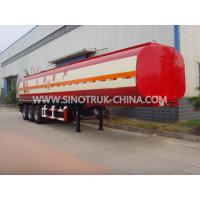 China 28 Tons Heavy Duty Semi Trailers / Fuel Tank Trailer 12.00R20 Triangle Tyre on sale