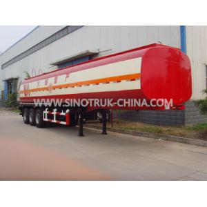 28 Tons Heavy Duty Semi Trailers / Fuel Tank Trailer 12.00R20 Triangle Tyre