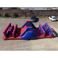 Child Sport Games Inflatable Obstacle Courses 35 X 14ft Punchure - Proof