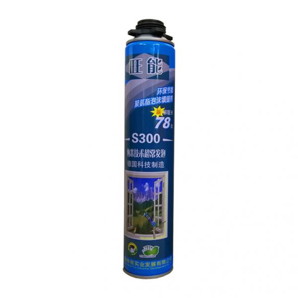 Caulk Filling Polyurethane Foam Spray Energy Conservation Customized Color