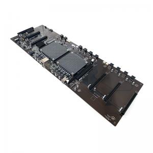 China Intel® X79 Dual Xeon E5 CPU Cryptocurrency Miner Mainboard 9 PCIE 16X 60mm Spacing supplier