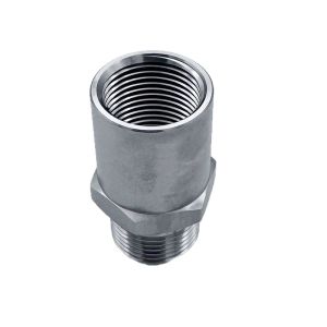 China Custom Male Thread CNC Adapter 304SUS High Precision Turning Machining Parts wholesale