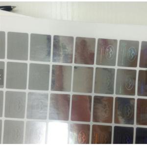 Gold And Silver Hologram Seal Sticker For Product Authentication