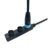 China VDE H05RN-2*0.75sqmm CE 10A IP67 3極 2ピン メスソケットコネクタセット (産業オートメーションシステム用) wholesale