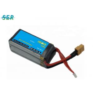 1500mah 14.8v 70c RC Car Battery Pack , RC Airplane Batteries 800 Cycle Life