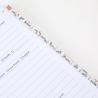 China 2024 Custom Printing Weekly Planner with Laminated Divider Tab and Gold Reinforced Corners wholesale