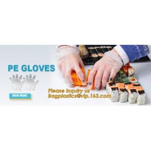 Disposable PE elbow length gauntlets gloves,disposable plastic PE glove with high quality for medical glove bagplastics