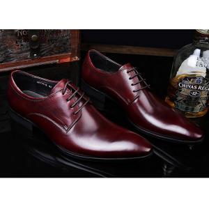 China Romantic Soft Leather Men'S Wedding Dress Shoes Pure Color Brush Off British Style supplier