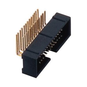 China Data Communication 10 ~ 100P Pcb Header Connector 1.27mm Pitch supplier