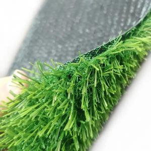 China Anti Fire Artificial Soccer Turf , 40mm 50mm Synthetic Football Grass supplier