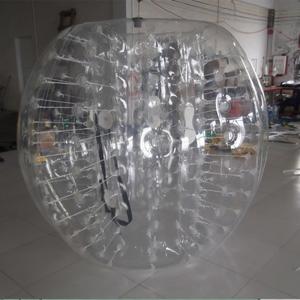 China Transparent Inflatable Bumper Ball Body Bumper Ball 1.0 mm PVC 1.2 / 1.5 m Diameter supplier
