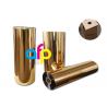 Matte Gold Metallic Polyester Film , 24 Micron Polyester Laminating Film