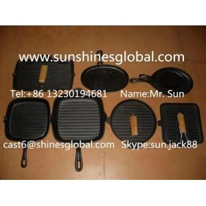 China Cast Iron Frying Pan/Cast Iron Skillet &Grill Pan/Cast Iron Camp Oven supplier