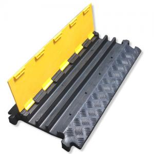 China Heavy Duty Floor Cord Protectors Rubber Cable Protectors Retardant Material supplier
