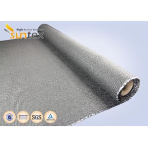 China 650 C High Temp Resistant Fire Blanket Material On A Roll 1.4mm Graphite Coated Firestop Fire Blanket Roll supplier