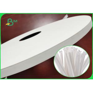 24g 28g Straw Wrapped Paper Water Proof White Kraft Paper Width 22 - 44 mm