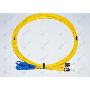 Fiber Optic Patch Cord Single Mode Duplex ST To SC Fiber Patch Cable
