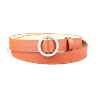 China Trouser Punk Pu Leather Belts 90cm O Ring Buckle Belt on sale