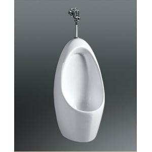 White Wall Mounted Urinal Toilet Sanitary Ware , Automatic Inductive Urinal Flusher