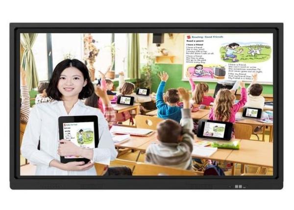 Custom Interactive Digital Board , Electronic Smart Board Anti - Glare Glass