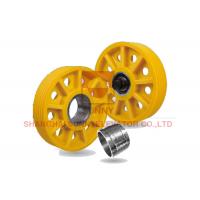 China 450kg Load Mc Nylon Elevator Pulley For Villa Home Lift Traction Elevator System on sale