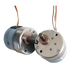 China High Efficiency 12v Dc Metal Geared Stepper Motor 7.5 Step Angle PM ROHS Certification supplier