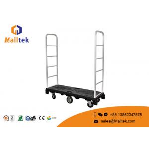 Metal Warehouse Storage Cart U Boat Style Six Wheel Balance Trolly