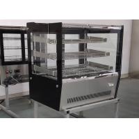 China 36 Countertop Refrigerated Straight Glass Bakery Display Case With LED Lighting on sale
