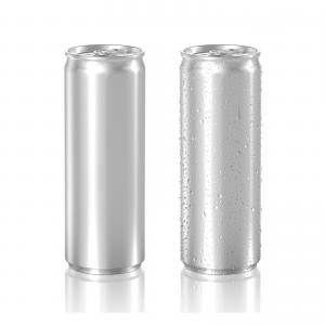 Food Grade Naked Color Aluminum Beverage Packaging Beer Cans 250ml
