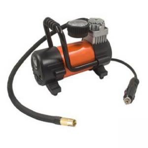 Orange 12 Volts Car Portable Air Compressor 150w Ce Rohs Certification