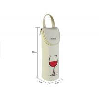 China Dongguan factory wholesale single wine bottle ice insulated cooler bag with handle on sale