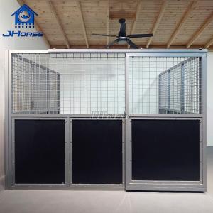 China Customized Portable Bamboo Wooden Equestrian Horse Equipment Stable Doors Box Front Panels supplier