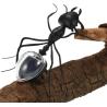 Simulación de hormigas negras con energía solar Educación temprana Juguete de insectos solares