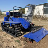 China Micro 35HP Compact Tractor Rotary Garden Cultivator Tractor With Excavator Bucket on sale