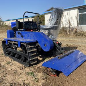 Micro 35HP Compact Tractor Rotary Garden Cultivator Tractor With Excavator Bucket