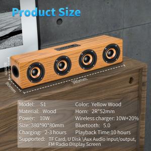 China 2000MHA Stereo Wireless Portable Bluetooth Speakers For Outdoor Indoor supplier
