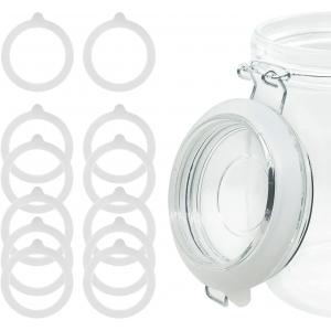 Customized White Silicone Rubber Gasket For Food Storage Jar Utensil