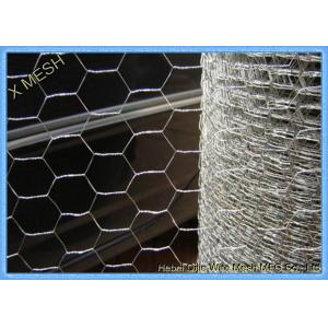 China Galvanized Hexagonal Chicken Wire Mesh Screen 0.9 X 30 M Roll Anti Oxidation wholesale