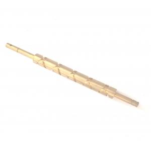 Precision Brass Steel Worm Gear Shaft 7.96mm Diameter 112mm Length