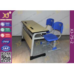 Double Seats Two Seaters Student Desk And Chair Set For Junior School