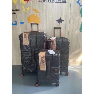 China Waterproof Zippered ABS Trolley Bag , Sturdy Polycarbonate ABS Luggage supplier